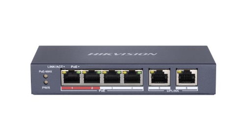 Picture of  Hikvision POE Switch 4 PORT 