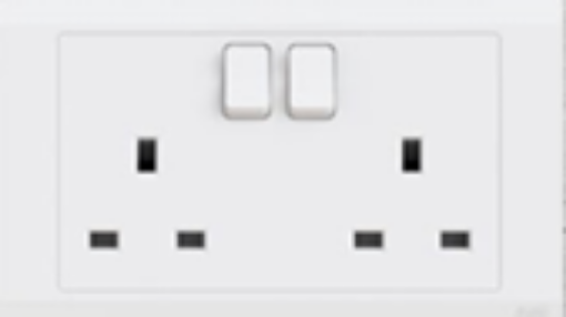 Picture of SWITCHED SOCKET-2 Gang 13A
