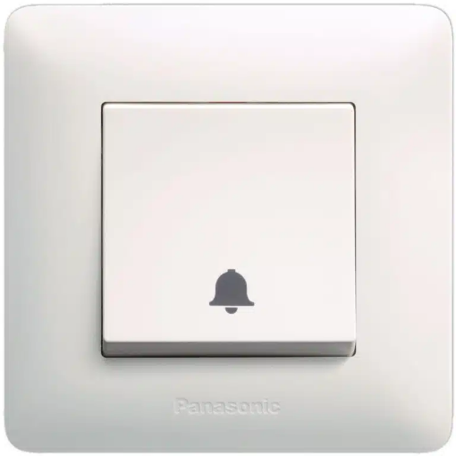 Picture of 1G 1-Way SP Push Switch with “Bell Symbol” - Panasonic
