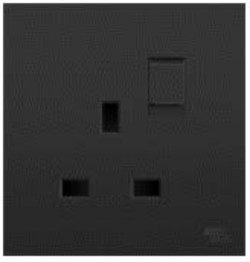 Picture of Switch 13A Matt Black - ARTDNA